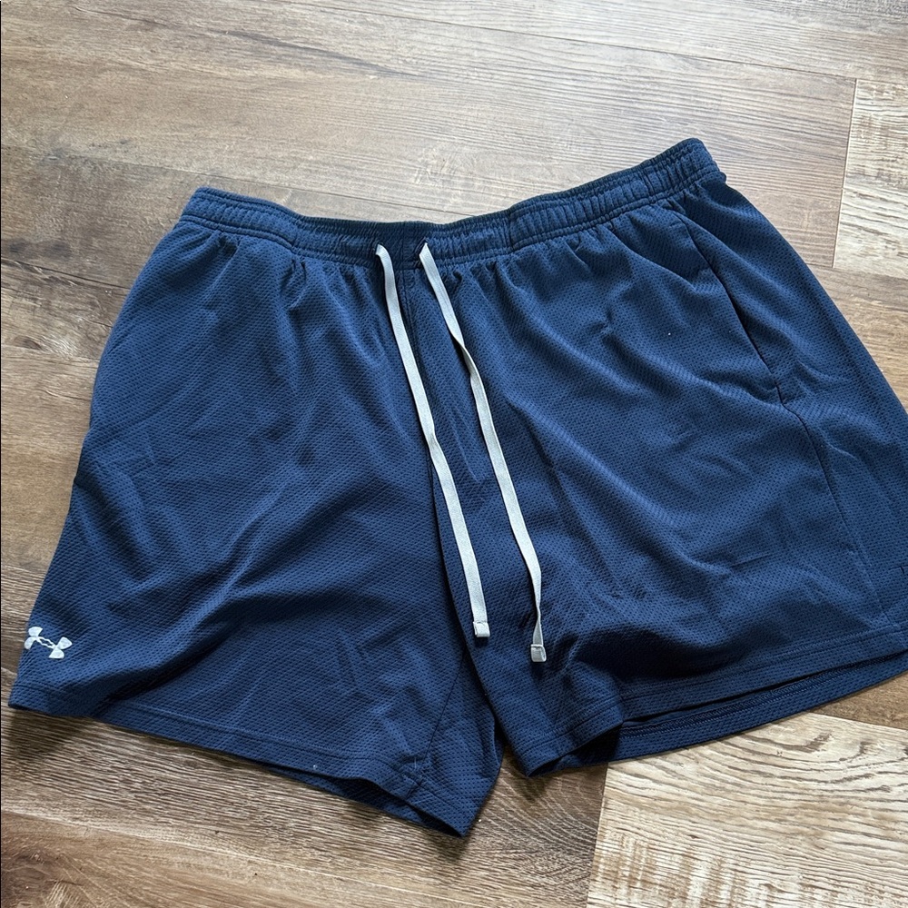 Under Armour Men's Dark Blue Athletic Shorts